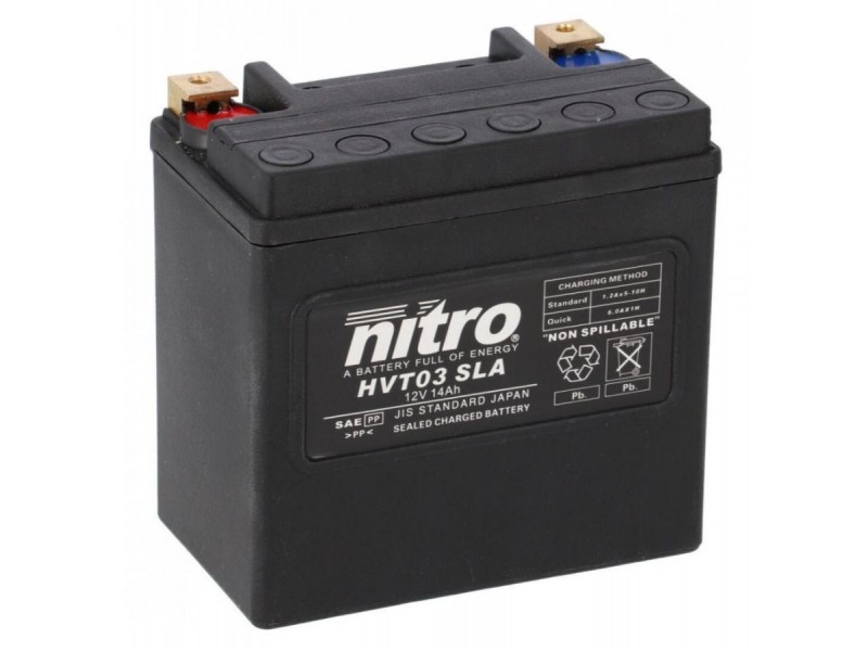 Аккумулятор AFAM NITRO HVT V-Twin Battery [14 Ah], CCA 240 (A)